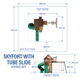 Skyfort con Scivolo Tubo