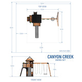 Canyon Creek Cedar Swing Set
