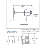 drewniany zestaw huśtawkowy Somerset